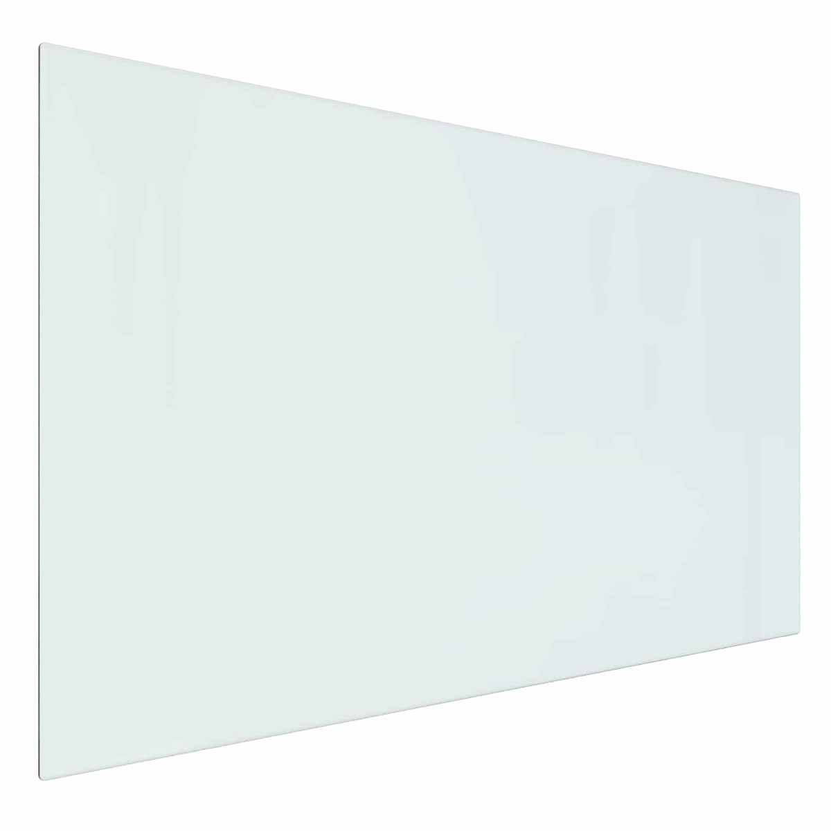 vidaXL Πλάκα Γυαλιού Τζακιού Διαφανές 100 x 60 cm Γυαλί