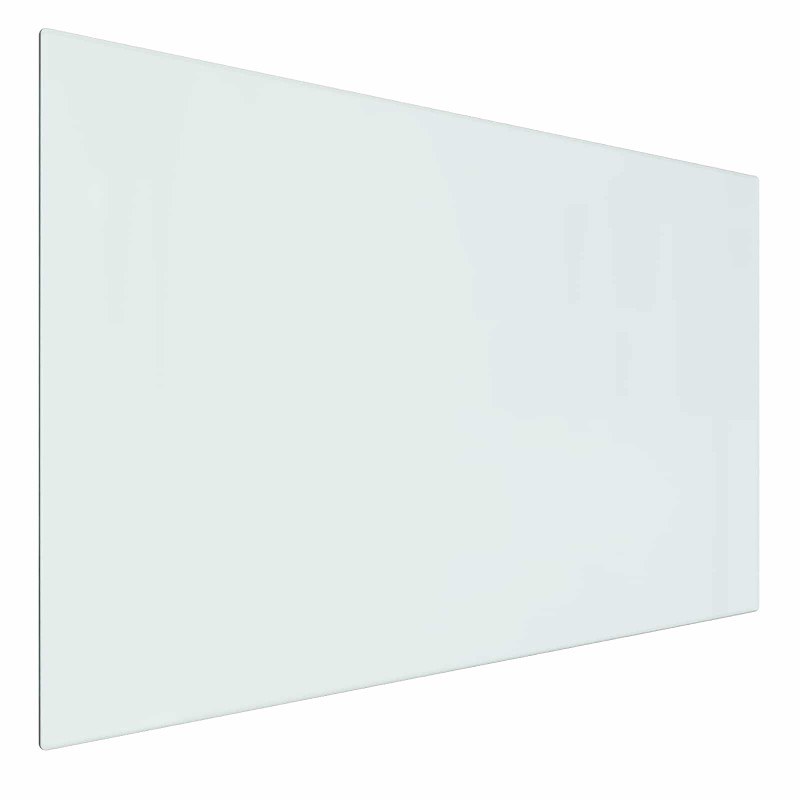 vidaXL Πλάκα Γυαλιού Τζακιού Διαφανές 80 x 50 cm Γυαλί