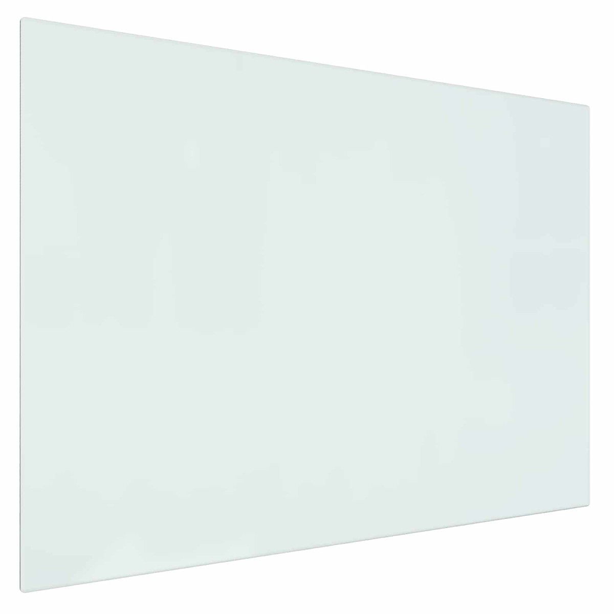 vidaXL Πλάκα Γυαλιού Τζακιού Διαφανές 80 x 60 cm Γυαλί