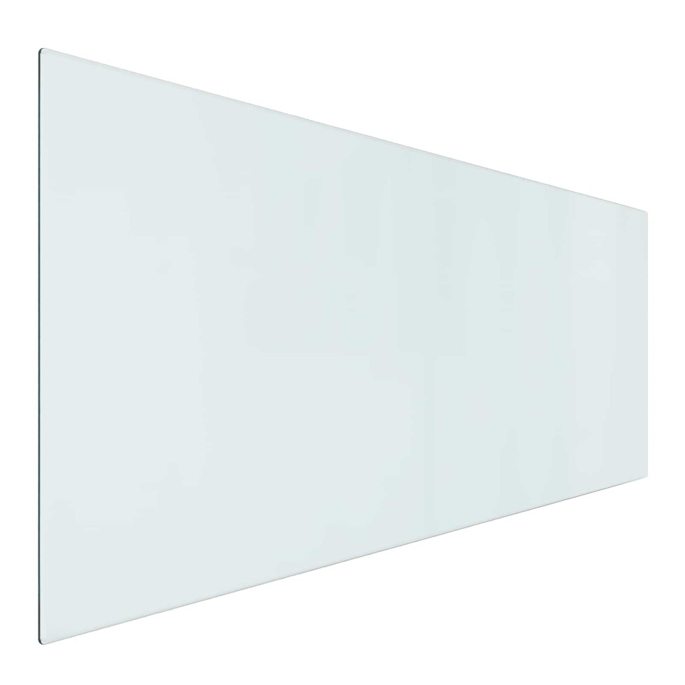 vidaXL Πλάκα Γυαλιού Τζακιού Διαφανές 120 x 50 cm Γυαλί