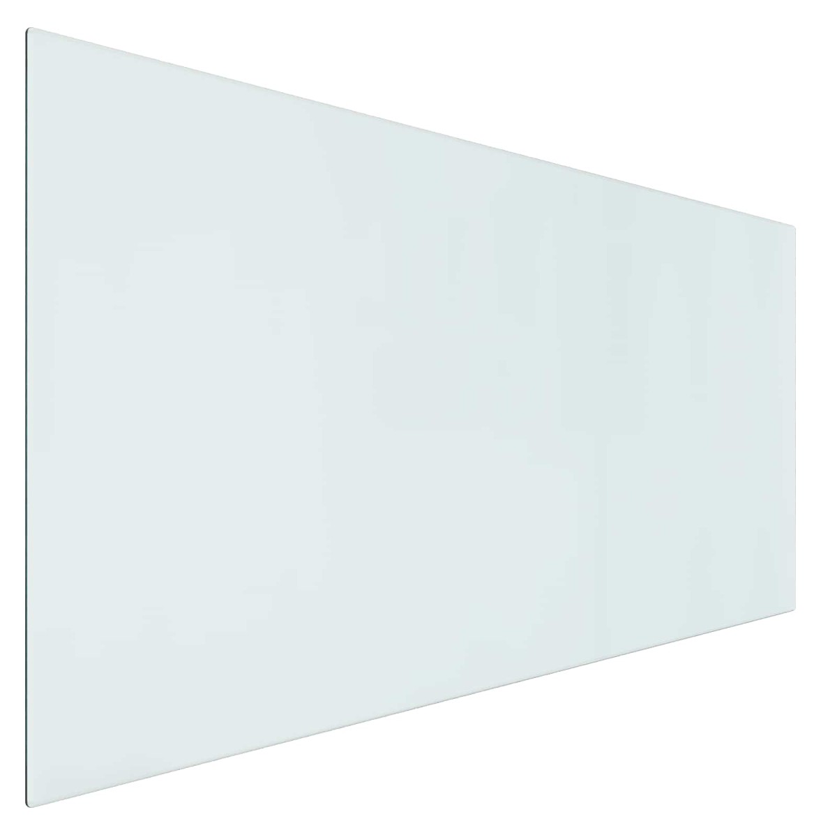 vidaXL Πλάκα Γυαλιού Τζακιού Διαφανές 120 x 60 cm Γυαλί