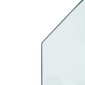 vidaXL Πλάκα Γυαλιού Τζακιού Διαφανές 120 x 60 cm Γυαλί