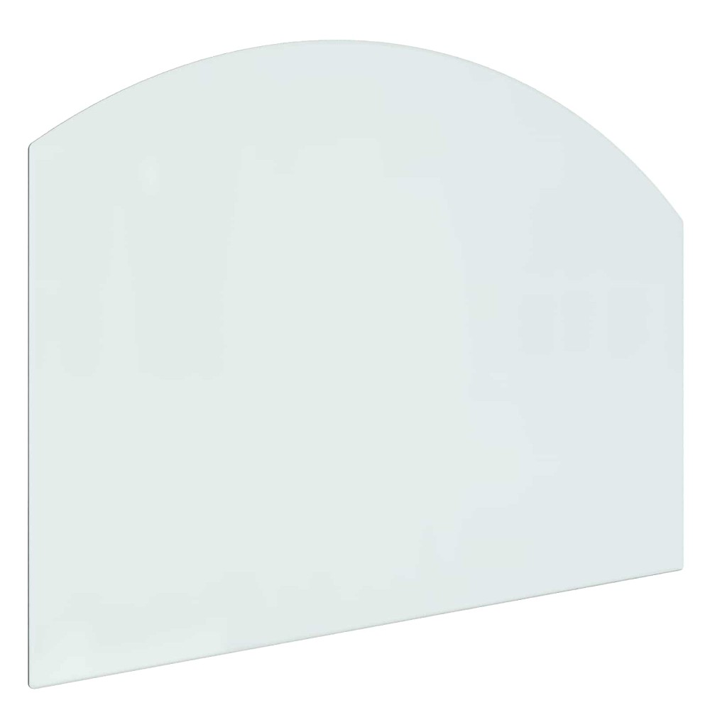 vidaXL Πλάκα Γυαλιού Τζακιού Διαφανές 80 x 60 cm Γυαλί