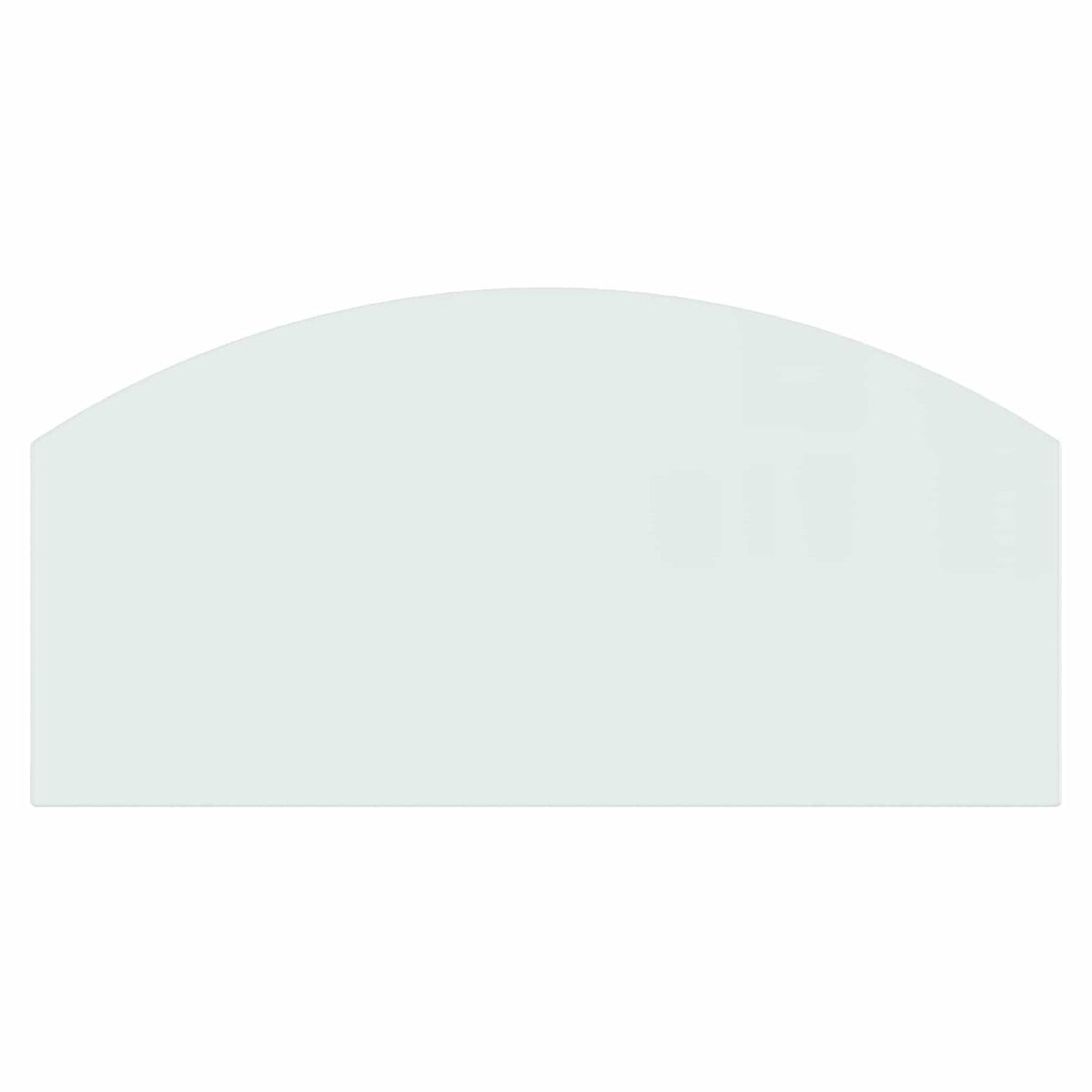 vidaXL Πλάκα Γυαλιού Τζακιού Διαφανές 100 x 50 cm Γυαλί