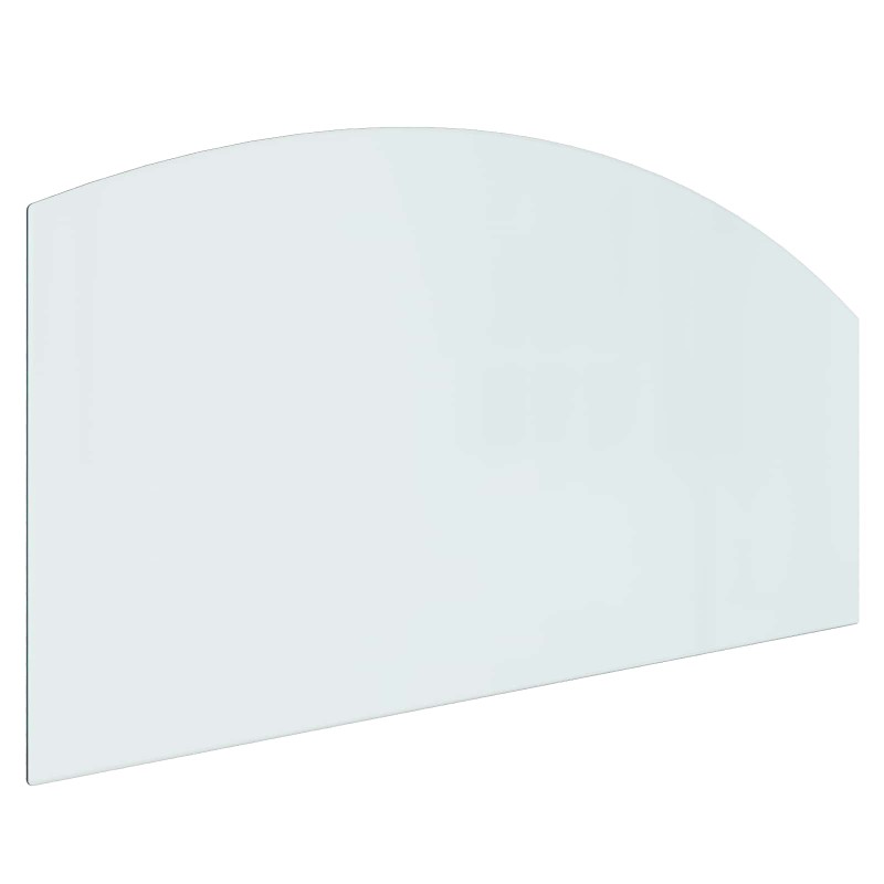vidaXL Πλάκα Γυαλιού Τζακιού Διαφανές 120 x 60 cm Γυαλί