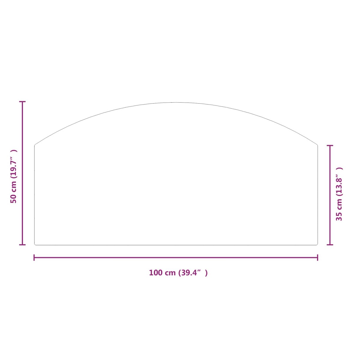 vidaXL Πλάκα Γυαλιού Τζακιού Διαφανές 100 x 50 cm Γυαλί