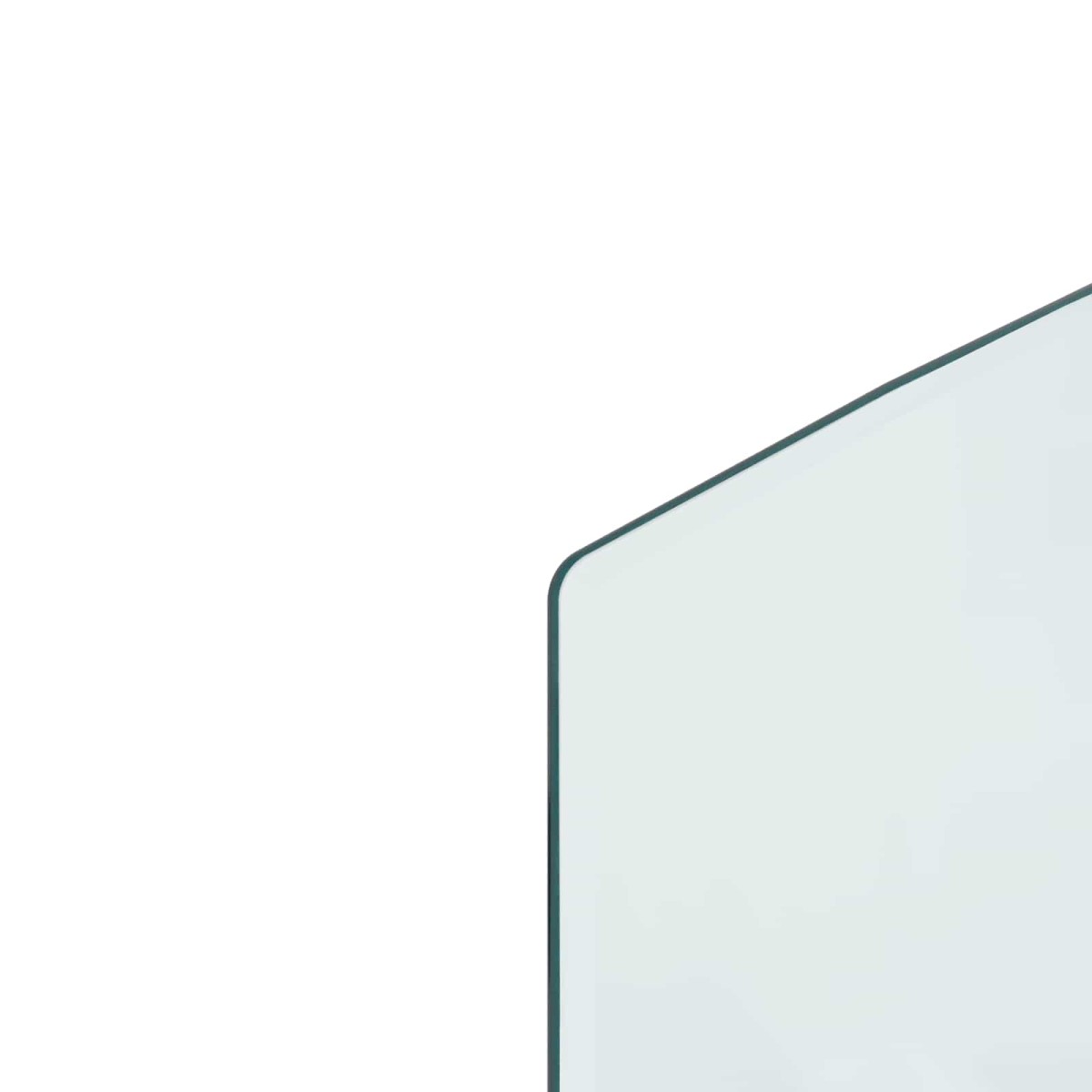vidaXL Πλάκα Γυαλιού Τζακιού Διαφανές 120 x 60 cm Γυαλί