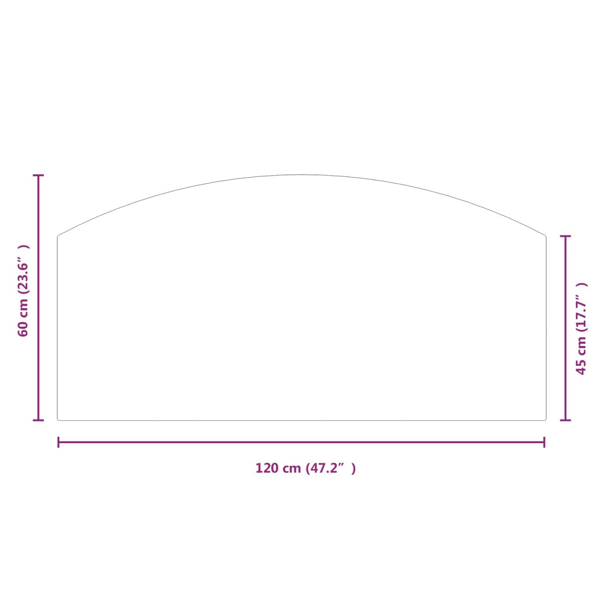 vidaXL Πλάκα Γυαλιού Τζακιού Διαφανές 120 x 60 cm Γυαλί