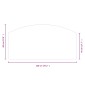 vidaXL Πλάκα Γυαλιού Τζακιού Διαφανές 120 x 60 cm Γυαλί