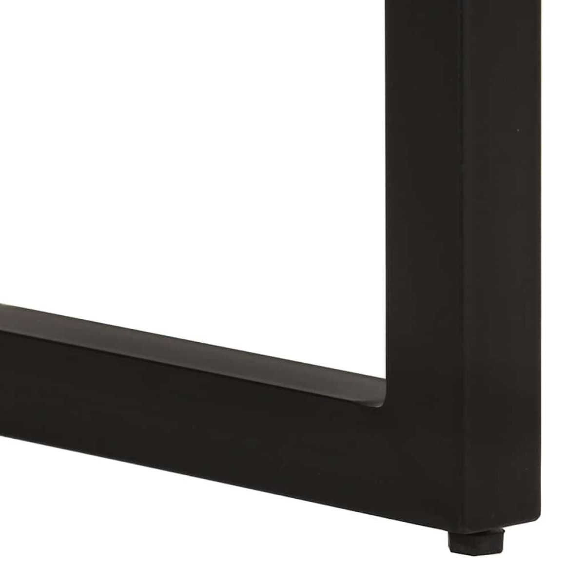 vidaXL Τραπέζι Κονσόλα 110x35x76 εκ. από Μασίφ Ακατέργαστο Ξύλο Μάνγκο