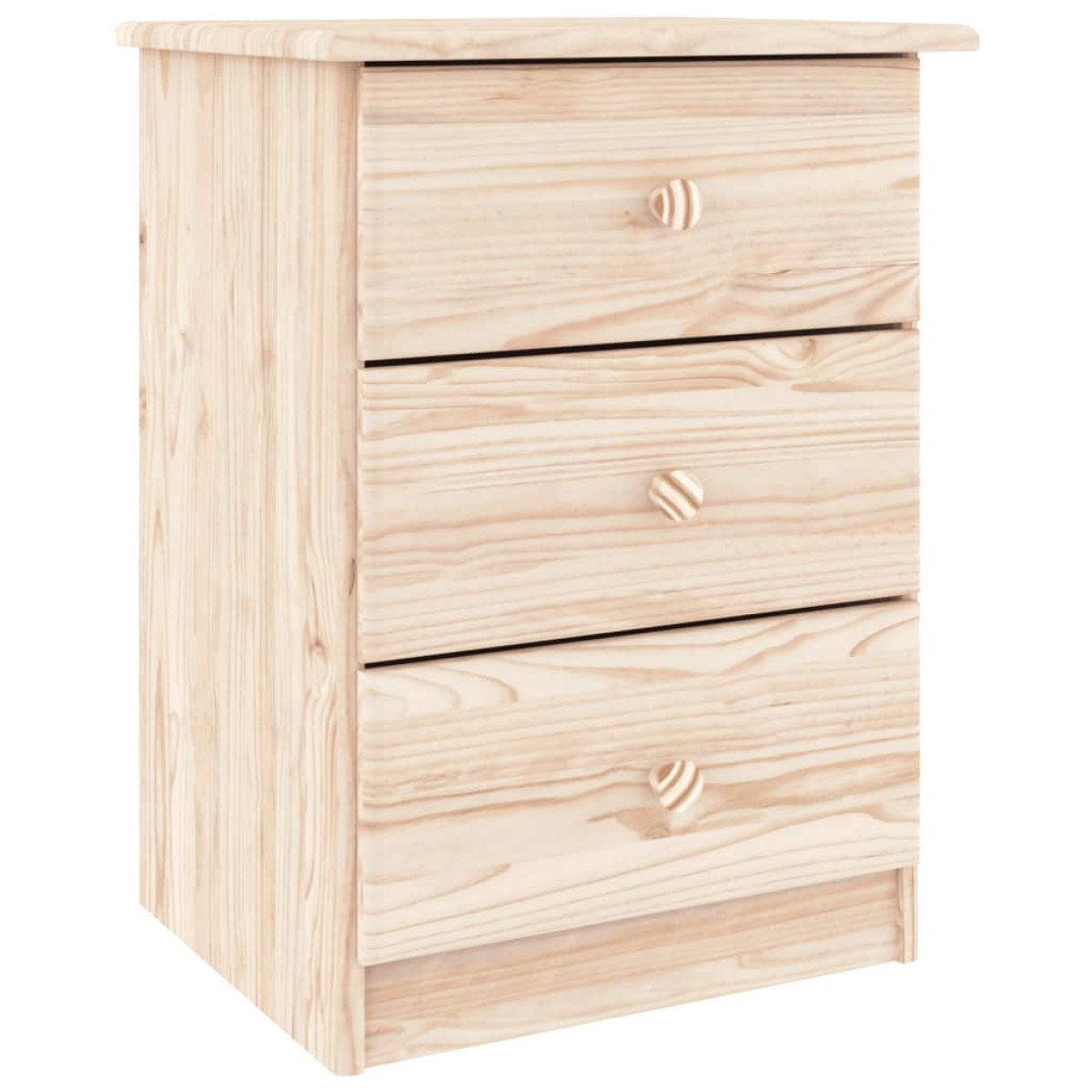 vidaXL Κομοδίνο ALTA 41 x 35 x 55 εκ. από Μασίφ Ξύλο Πεύκου