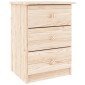vidaXL Κομοδίνο ALTA 41 x 35 x 55 εκ. από Μασίφ Ξύλο Πεύκου