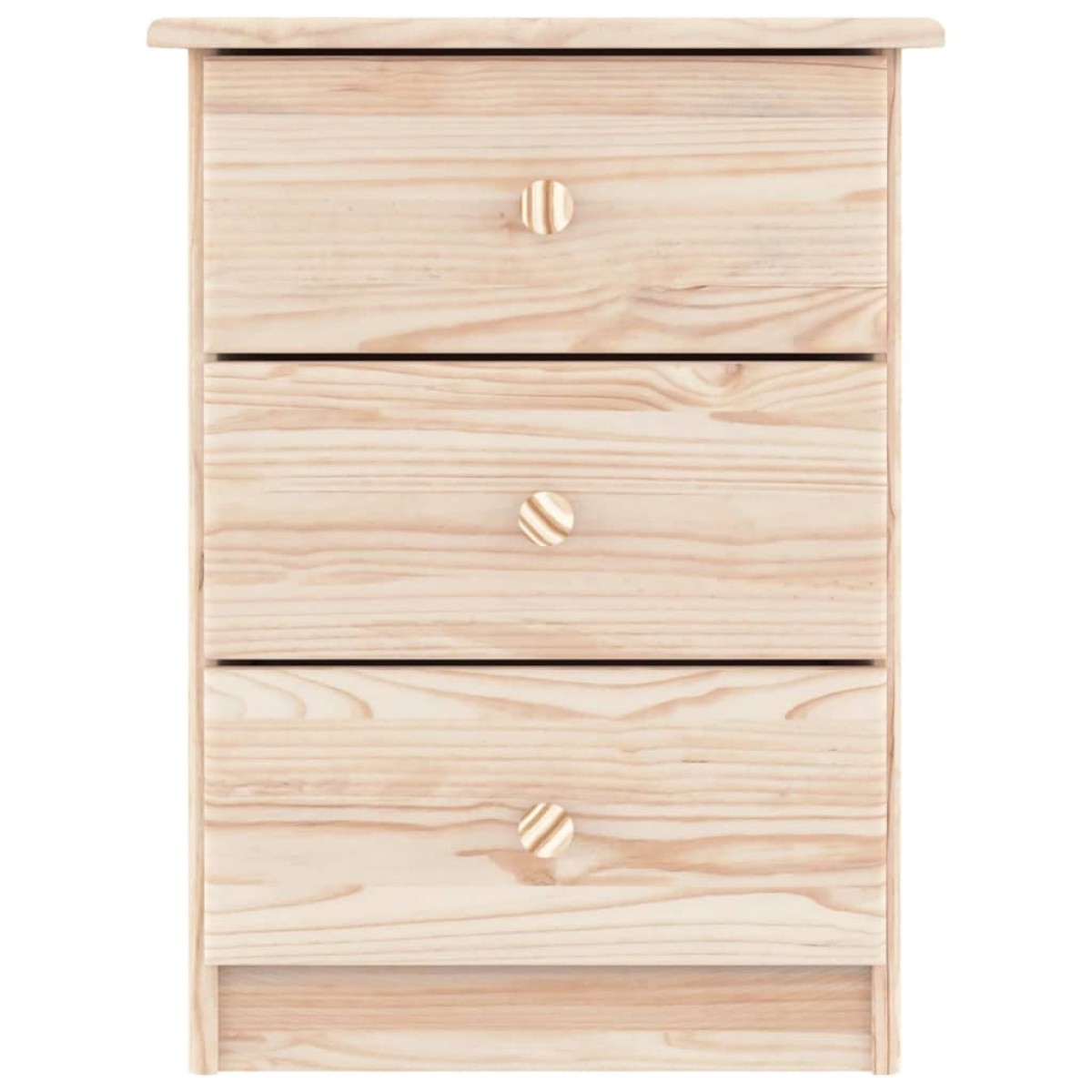 vidaXL Κομοδίνο ALTA 41 x 35 x 55 εκ. από Μασίφ Ξύλο Πεύκου