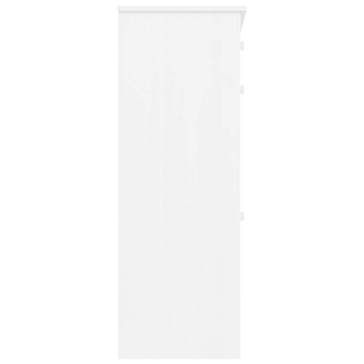 vidaXL Παπουτσοθήκη ALTA Λευκή 77 x 35 x 96 εκ. από Μασίφ Ξύλο Πεύκου