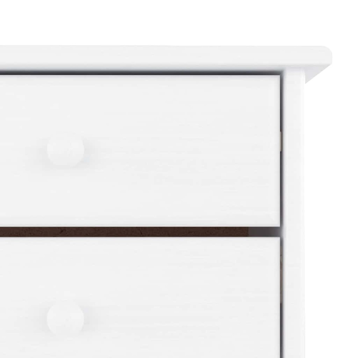 vidaXL Παπουτσοθήκη ALTA Λευκή 77 x 35 x 96 εκ. από Μασίφ Ξύλο Πεύκου