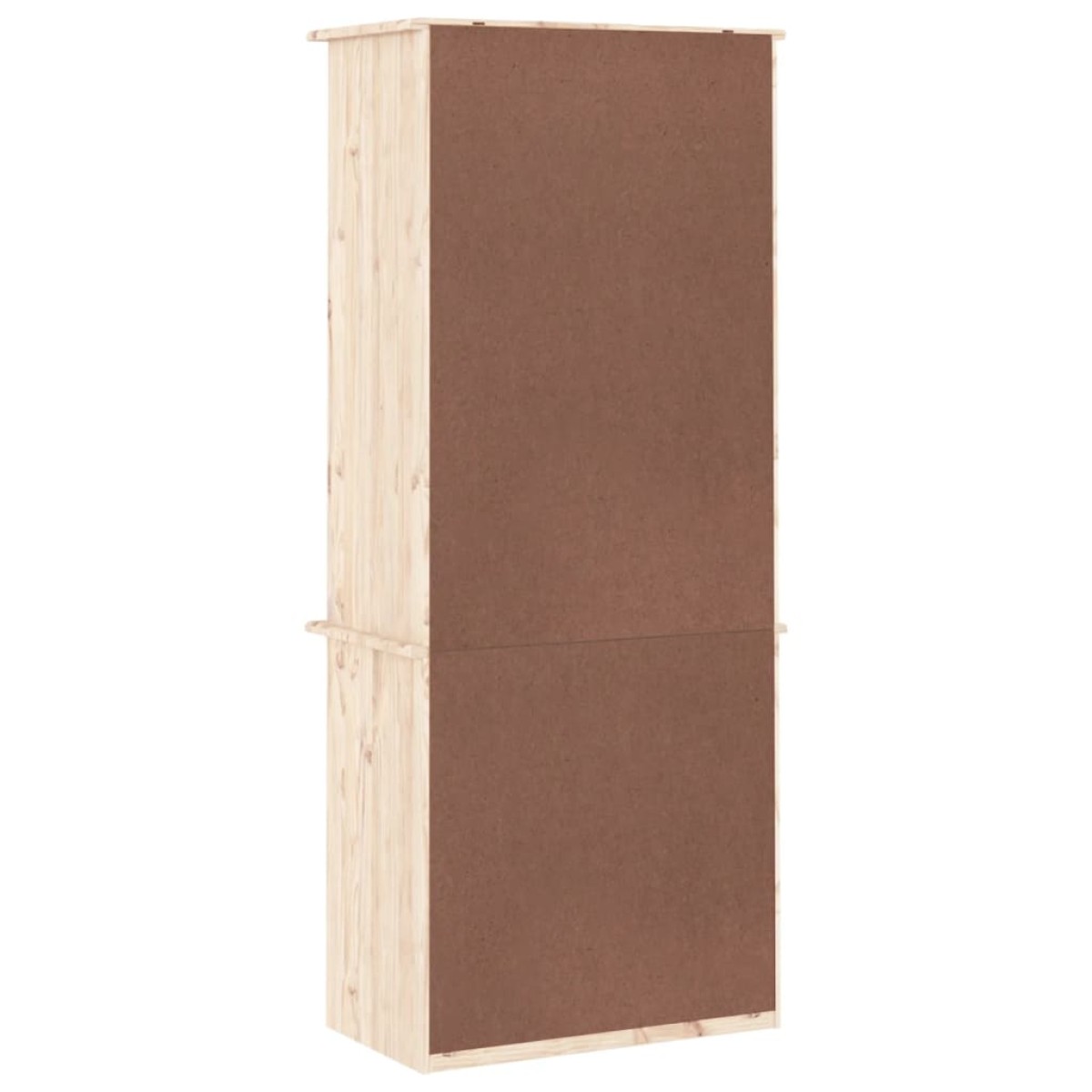 vidaXL Βιβλιοθήκη με Συρτάρια ALTA 60x35x142 εκ. Μασίφ Ξύλο Πεύκου