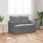 vidaXL Καναπές-Κρεβάτι Δαπέδου 2 σε 1 Σκ. Γκρι 122x204x55 εκ. Βελούδο