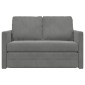 vidaXL Καναπές-Κρεβάτι Δαπέδου 2 σε 1 Σκ. Γκρι 122x204x55 εκ. Βελούδο
