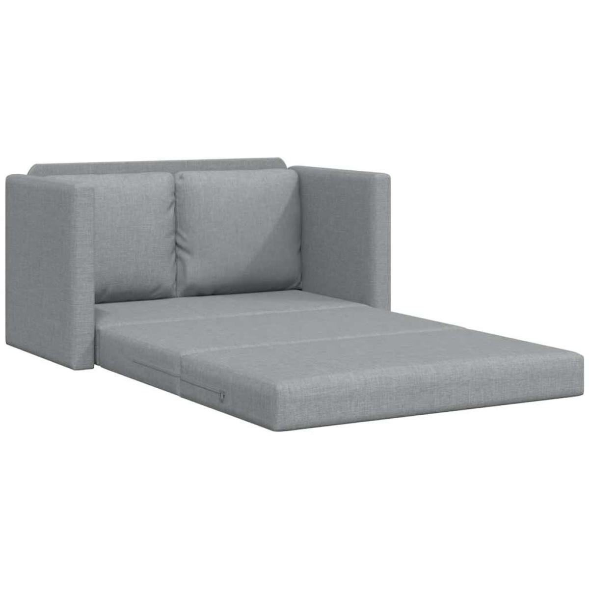vidaXL Καναπές-Κρεβάτι Δαπέδου 2 σε 1 Αν. Γκρι 112x174x55 εκ. Ύφασμα
