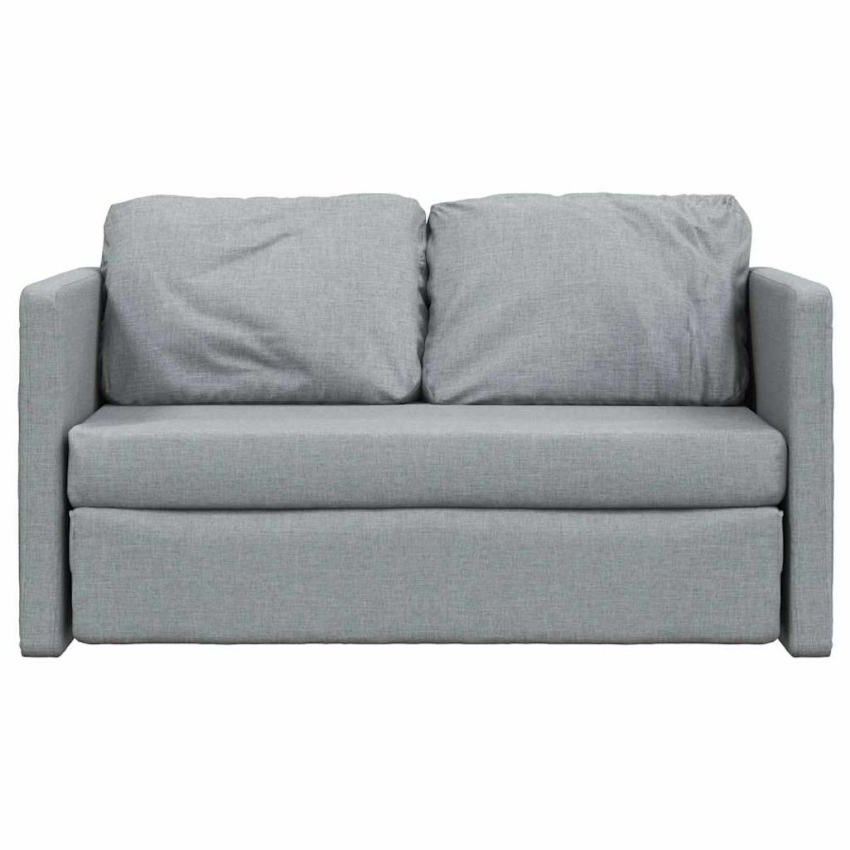 vidaXL Καναπές-Κρεβάτι Δαπέδου 2 σε 1 Αν. Γκρι 112x174x55 εκ. Ύφασμα