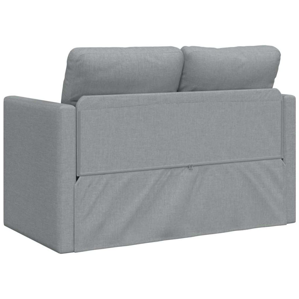 vidaXL Καναπές-Κρεβάτι Δαπέδου 2 σε 1 Αν. Γκρι 112x174x55 εκ. Ύφασμα