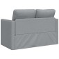 vidaXL Καναπές-Κρεβάτι Δαπέδου 2 σε 1 Αν. Γκρι 112x174x55 εκ. Ύφασμα