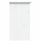 vidaXL Κομοδίνο BODO Λευκό 53 x 38,5 x 66 εκ. από Μασίφ Ξύλο Πεύκου