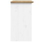 vidaXL Κομοδίνο BODO Καφέ 53 x 38,5 x 66 εκ. από Μασίφ Ξύλο Πεύκου