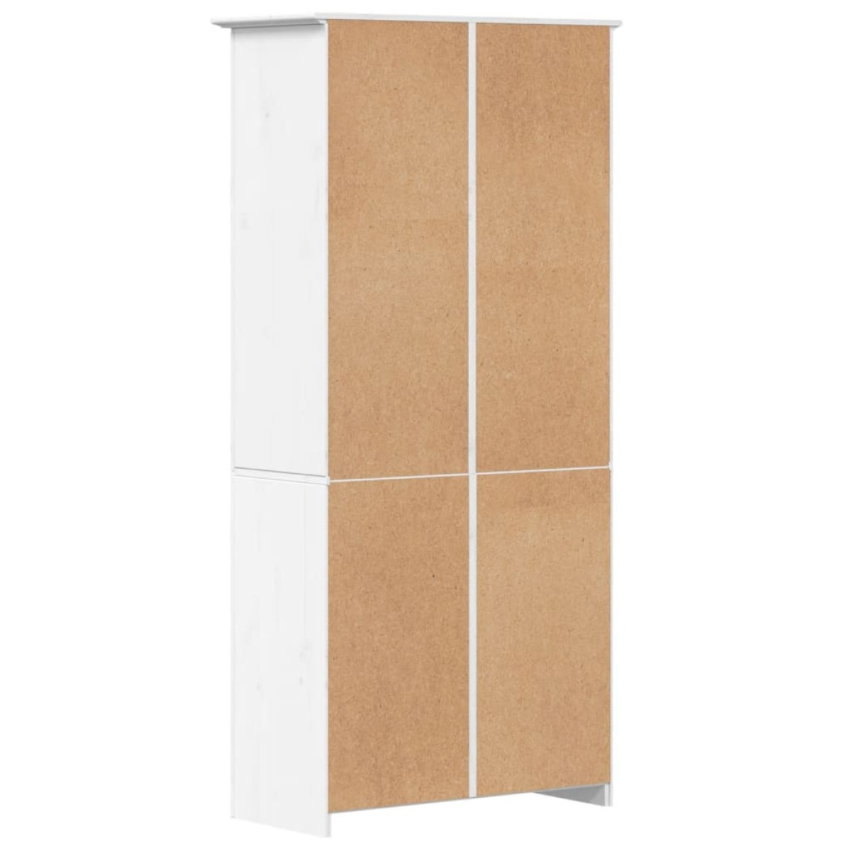 vidaXL Βιβλιοθήκη BODO Λευκή 80 x 40 x 172 εκ. από Μασίφ Ξύλο Πεύκου