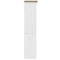vidaXL Βιβλιοθήκη BODO Λευκή/Καφέ 80x40x172 εκ. από Μασίφ Ξύλο Πεύκου