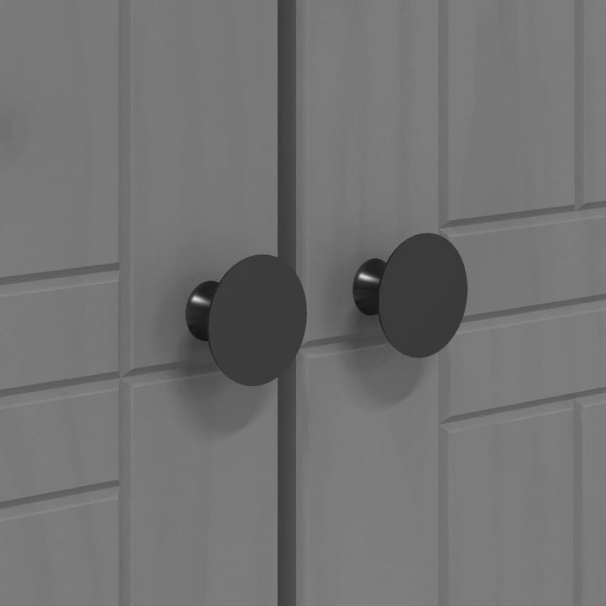 vidaXL Ντουλάπα BODO Γκρι 101 x 52 x 176,5 εκ. από Μασίφ Ξύλο Πεύκου