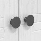 vidaXL Ντουλάπα BODO Λευκή/Καφέ 151,5x52x176,5 εκ. Μασίφ Ξύλο Πεύκου