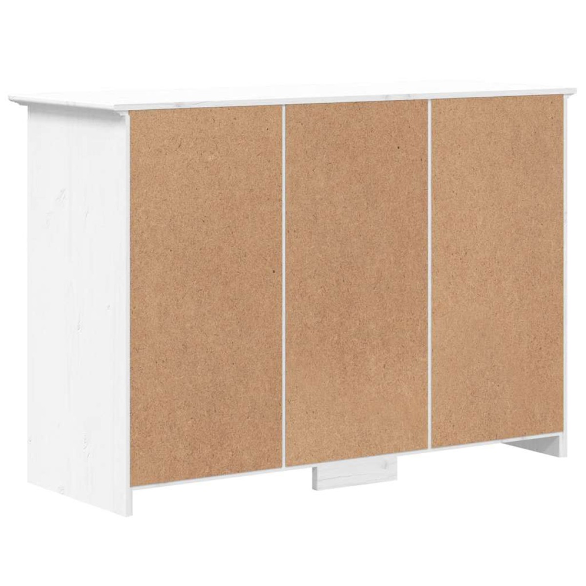 vidaXL Μπουφές BODO Λευκός 115 x 43 x 79,5 εκ. από Μασίφ Ξύλο Πεύκου