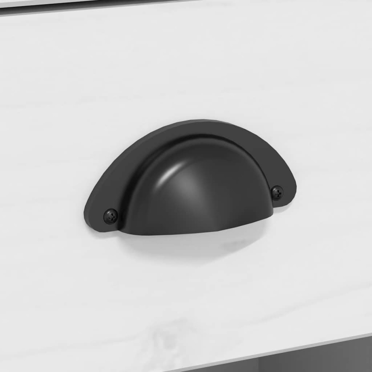 vidaXL Ντουλάπι BODO Λευκό/Καφέ 115x43x79,5 εκ. από Μασίφ Ξύλο Πεύκου