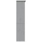 vidaXL Βιβλιοθήκη BODO 5 Επ. Γκρι 80x38x180 εκ. από Μασίφ Ξύλο Πεύκου