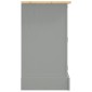 vidaXL Μπουφές Corona Γκρι 112x43x78 εκ. Μασίφ Ξύλο Μεξικάνικου Πεύκου