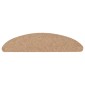 vidaXL Πατάκια Σκάλας Αυτοκόλλητα 10 τεμ. Μπεζ 56 x 17 x 3 εκ.