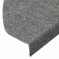 vidaXL Πατάκια Σκάλας Αυτοκόλλητα 10 τεμ. Γκρι 65 x 22,5 x 3,5 εκ.