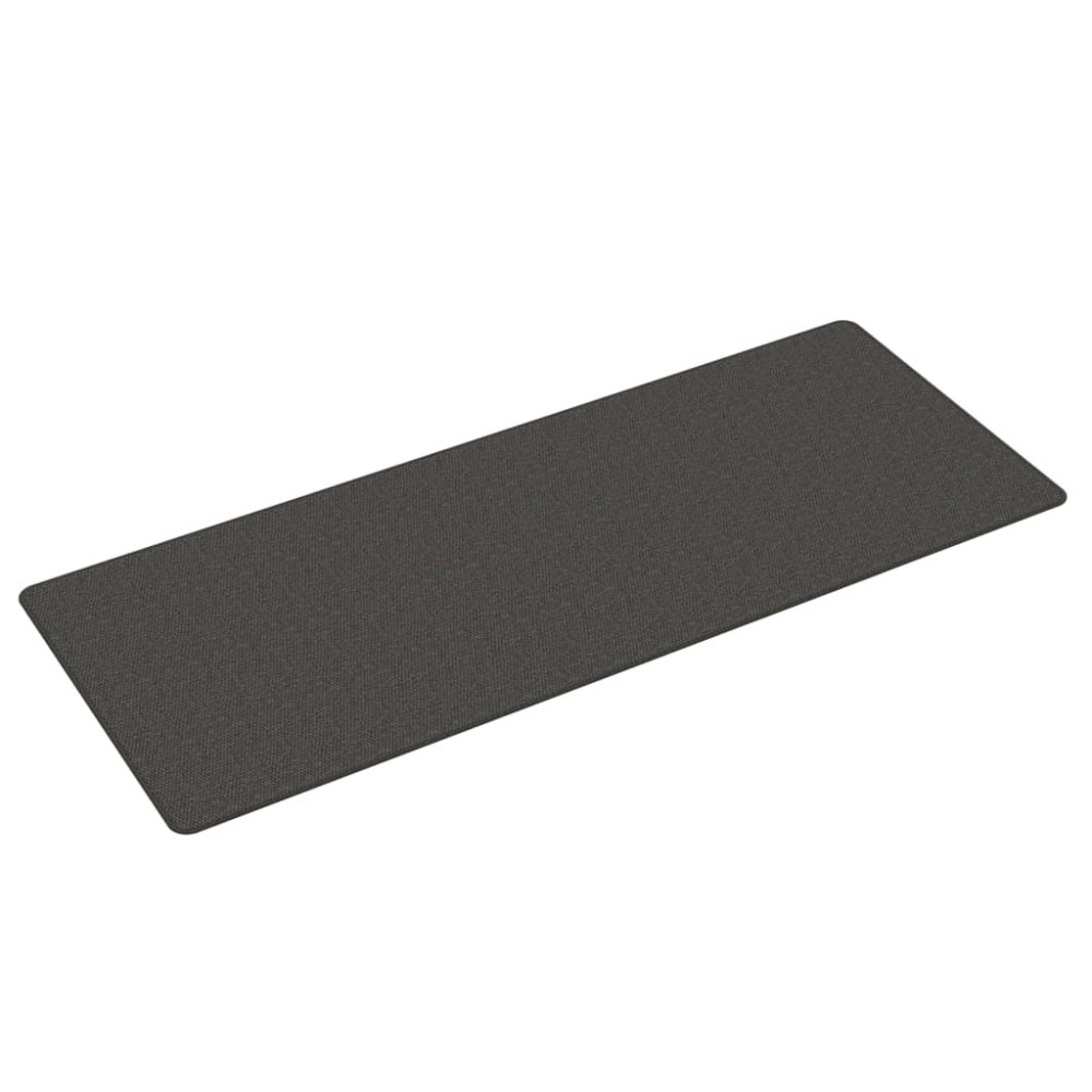 vidaXL Χαλί Διάδρομος Εμφάνιση Σιζάλ Ανθρακί 80 x 200 εκ.