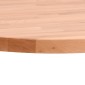 vidaXL Επιφάνεια Τραπεζιού Στρογγυλή Ø60x1,5 εκ. Μασίφ Ξύλο Οξιάς