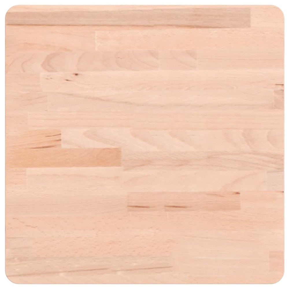 vidaXL Επιφάνεια Τραπεζιού Τετράγωνη 40x40x1,5 εκ. Μασίφ Ξύλο Οξιάς