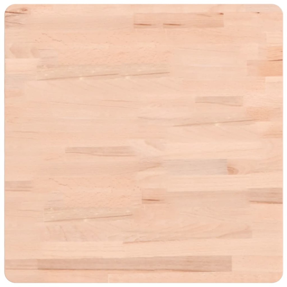 vidaXL Επιφάνεια Τραπεζιού Τετράγωνη 50x50x1,5 εκ. Μασίφ Ξύλο Οξιάς