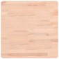 vidaXL Επιφάνεια Τραπεζιού Τετράγωνη 50x50x1,5 εκ. Μασίφ Ξύλο Οξιάς
