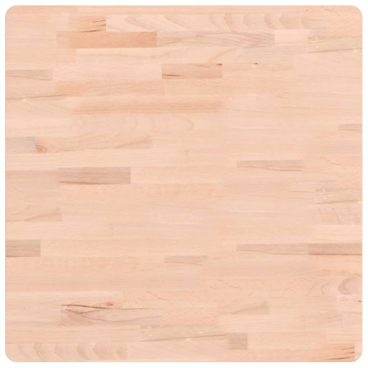 vidaXL Επιφάνεια Τραπεζιού Τετράγωνη 60x60x1,5 εκ. Μασίφ Ξύλο Οξιάς