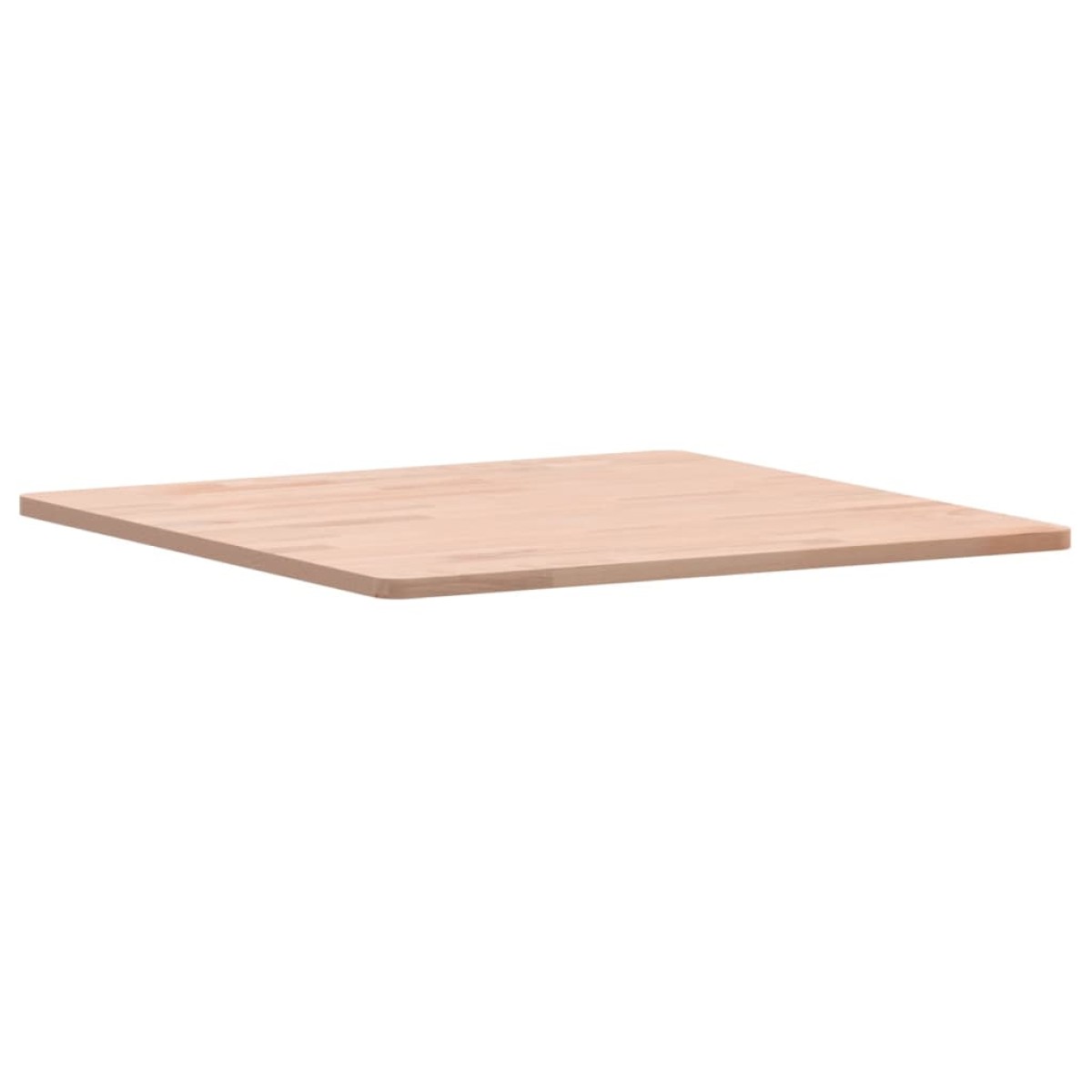 vidaXL Επιφάνεια Τραπεζιού Τετράγωνη 60x60x1,5 εκ. Μασίφ Ξύλο Οξιάς