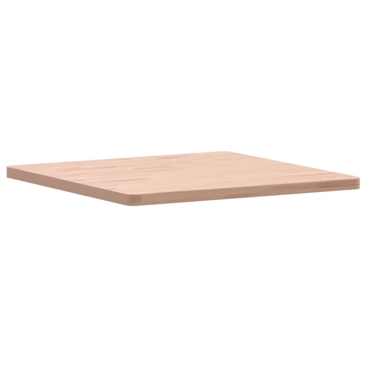 vidaXL Επιφάνεια Τραπεζιού Τετράγωνη 60x60x2,5 εκ. Μασίφ Ξύλο Οξιάς