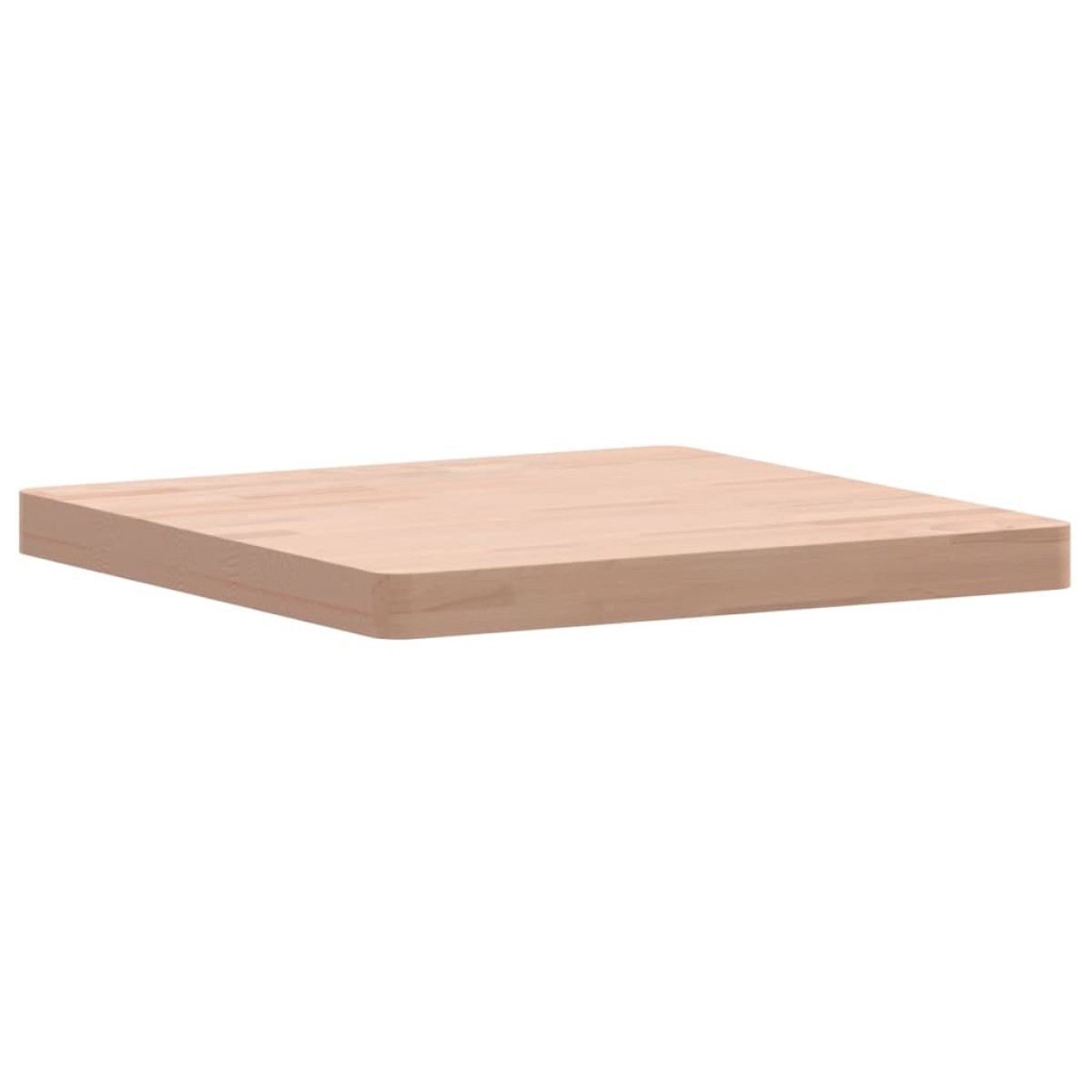 vidaXL Επιφάνεια Τραπεζιού Τετράγωνη 50 x 50 x 4 εκ. Μασίφ Ξύλο Οξιάς