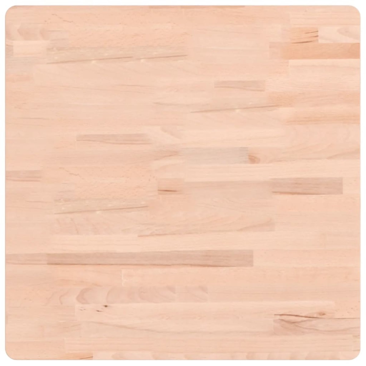 vidaXL Επιφάνεια Τραπεζιού Τετράγωνη 60x60x4 εκ. Μασίφ Ξύλο Οξιάς