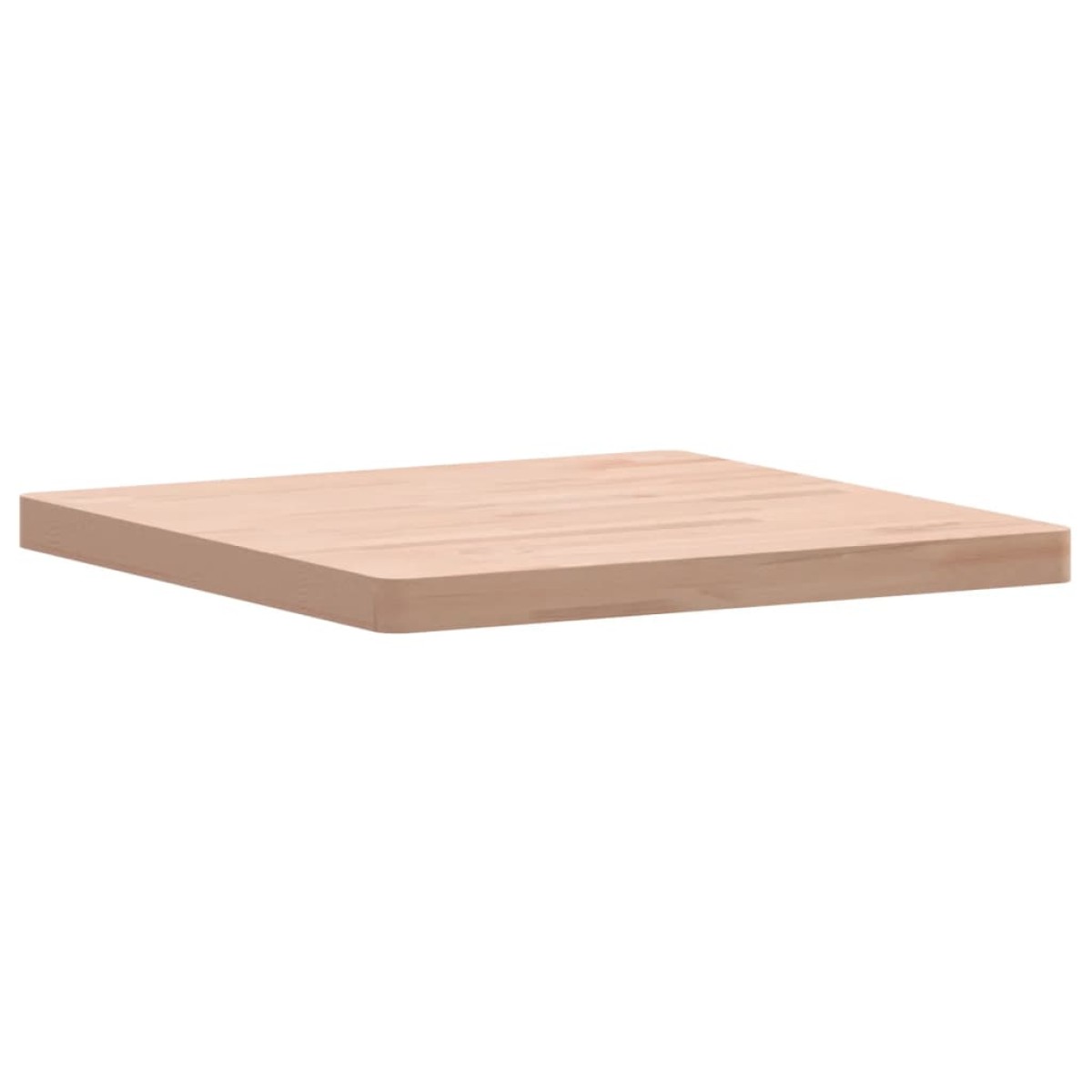 vidaXL Επιφάνεια Τραπεζιού Τετράγωνη 60x60x4 εκ. Μασίφ Ξύλο Οξιάς