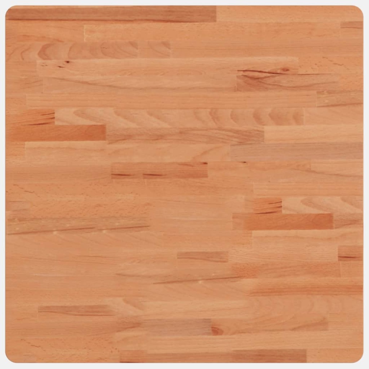 vidaXL Επιφάνεια Τραπεζιού Τετράγωνη 60x60x1,5 εκ. Μασίφ Ξύλο Οξιάς
